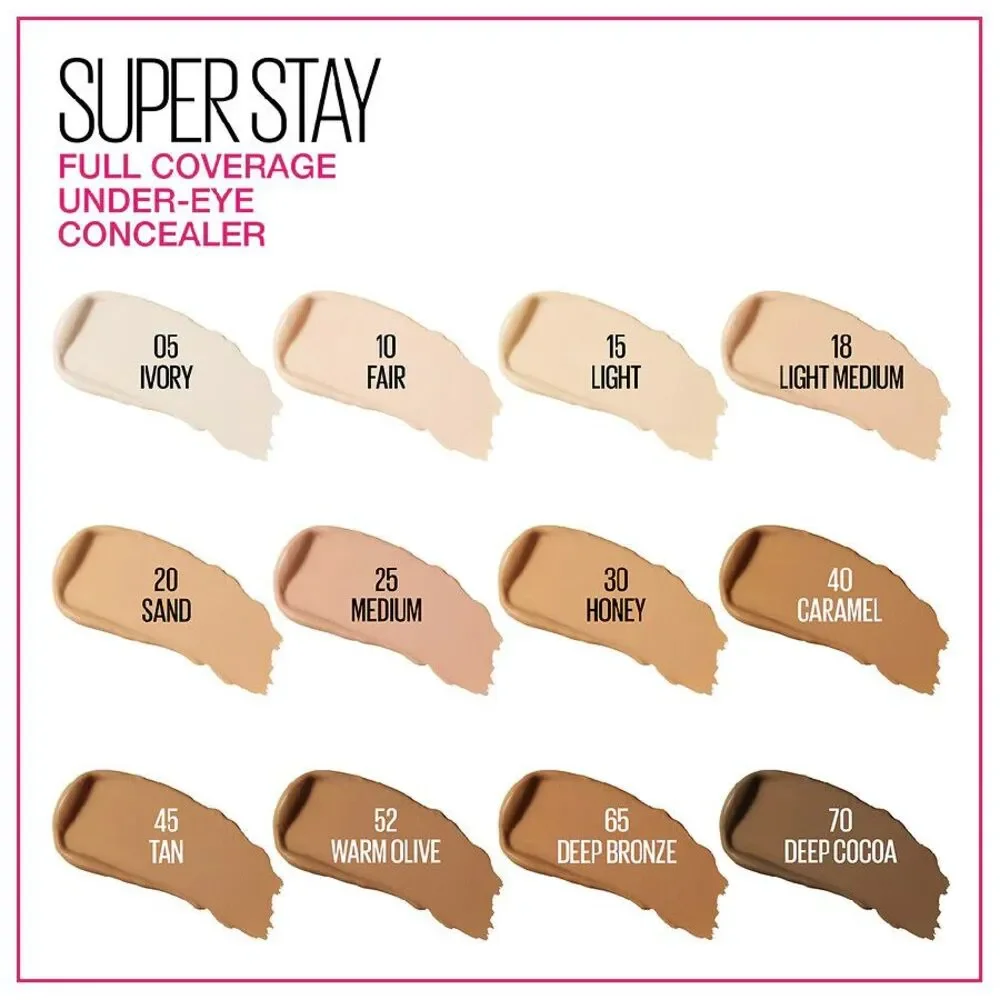Maybelline Superstay Full Coverage 24 Hour Under Eye Concealer Waterproof